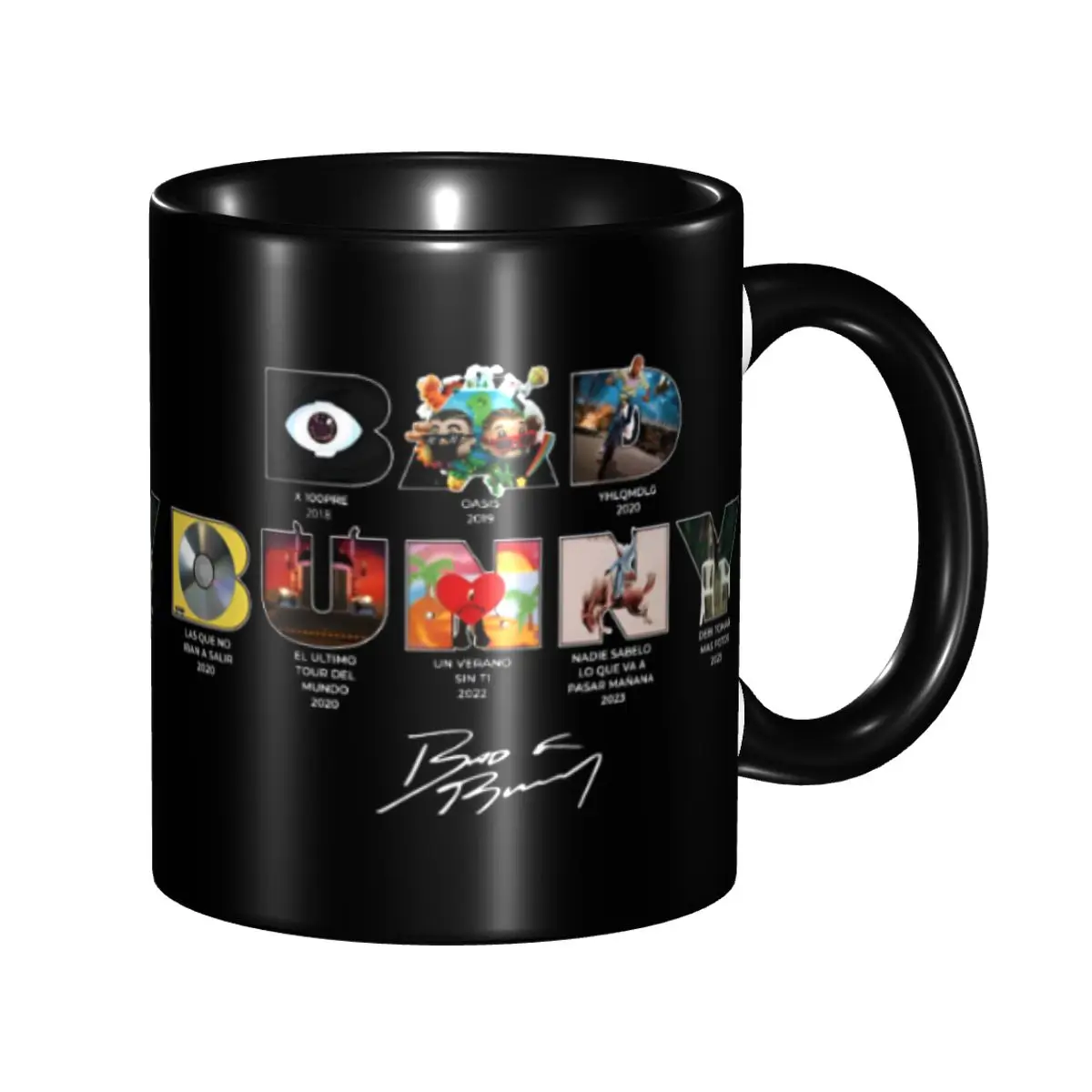 Coffee Tea Cup Foto - أكواب هدايا بتصميم ألبوم Bad Bunny