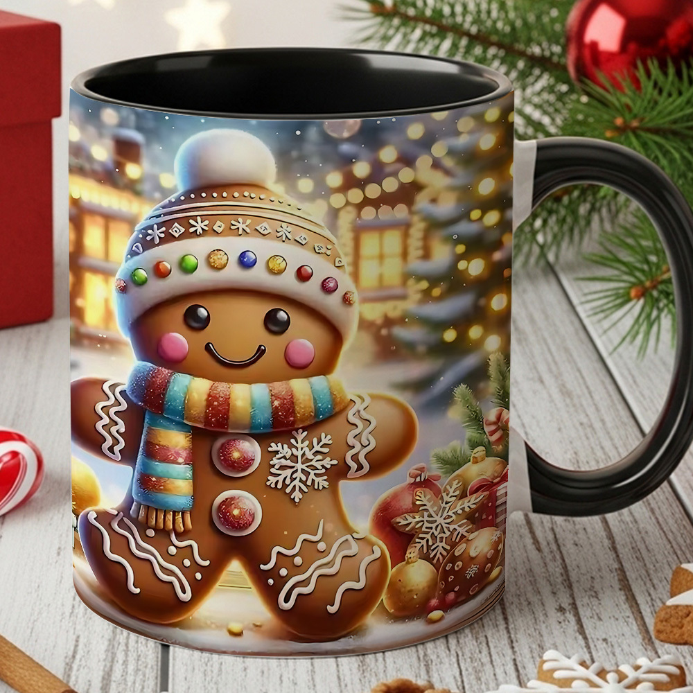 Coffee Tea Festival - كوب قهوة على شكل رجل الزنجبيل