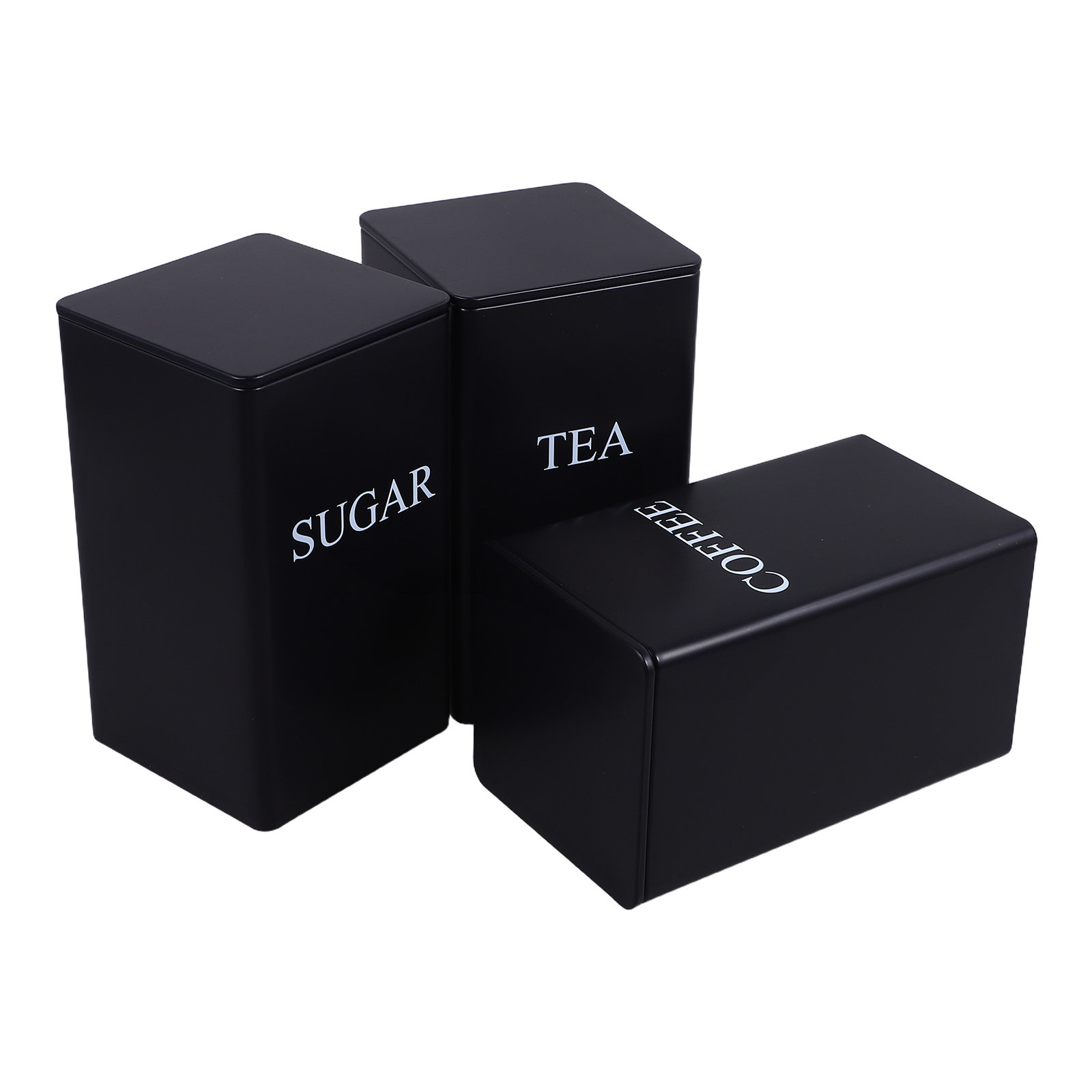 مجموعة من 3 علب تخزين للمطبخ،  - مراجعة Coffee Tea Sugar وسعره