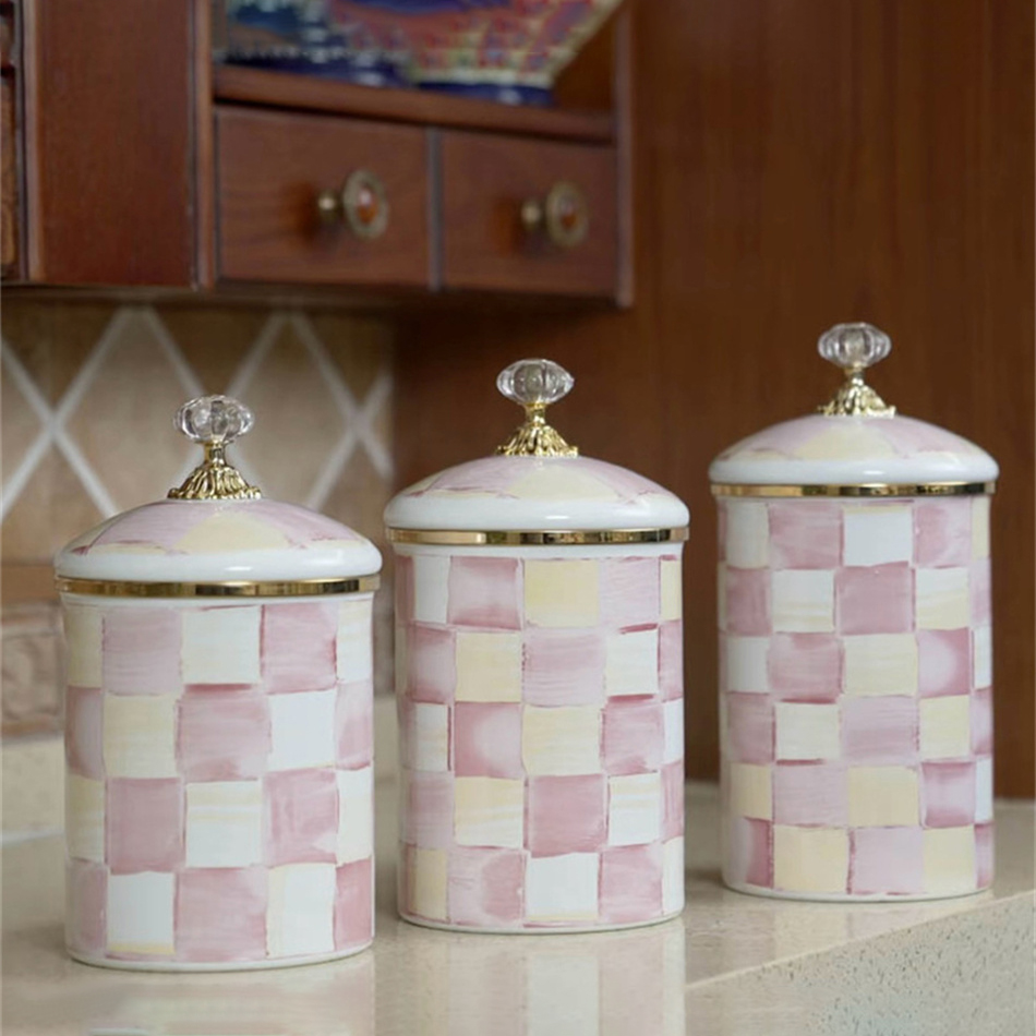 الأوروبية الرجعية الكلاسيكية ت - مراجعة Coffee Tea Sugar Canisters وسعره