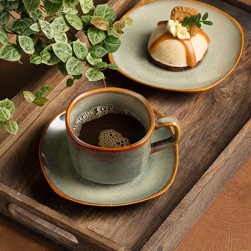 طقم فنجان قهوة وصحن سيراميك عت - مراجعة Coffee Tea Gardens وسعره