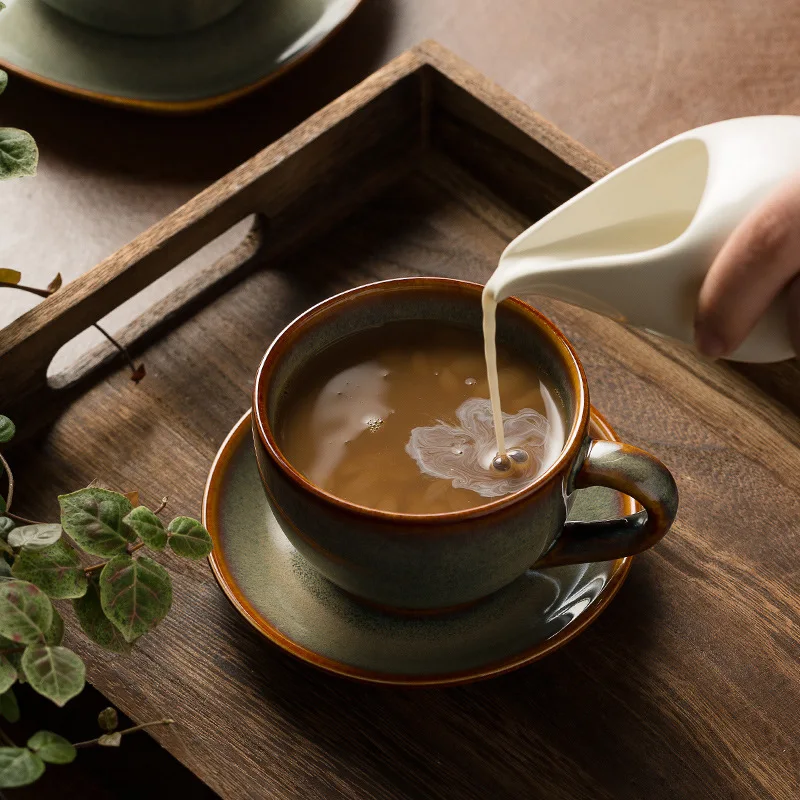 طقم فنجان قهوة وصحن سيراميك عت - مراجعة Coffee Tea Gardens وسعره