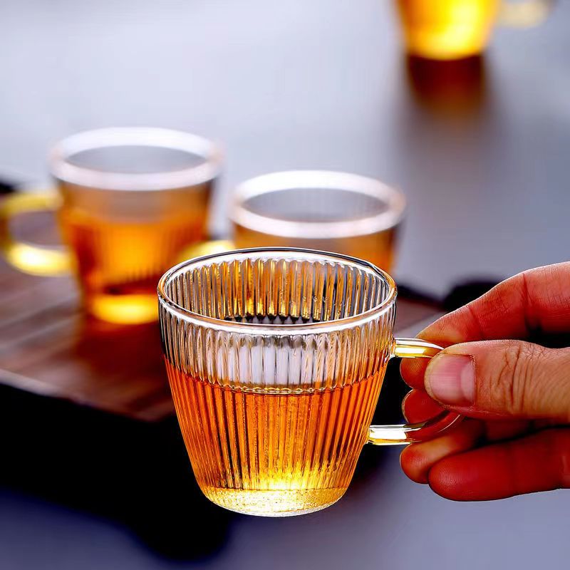 مقاومة للحرارة الزجاج فنجان شا - مراجعة Coffee Tea And Sugar Set وسعره