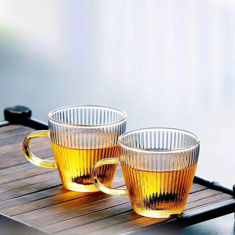مقاومة للحرارة الزجاج فنجان شا - مراجعة Coffee Tea And Sugar Set وسعره