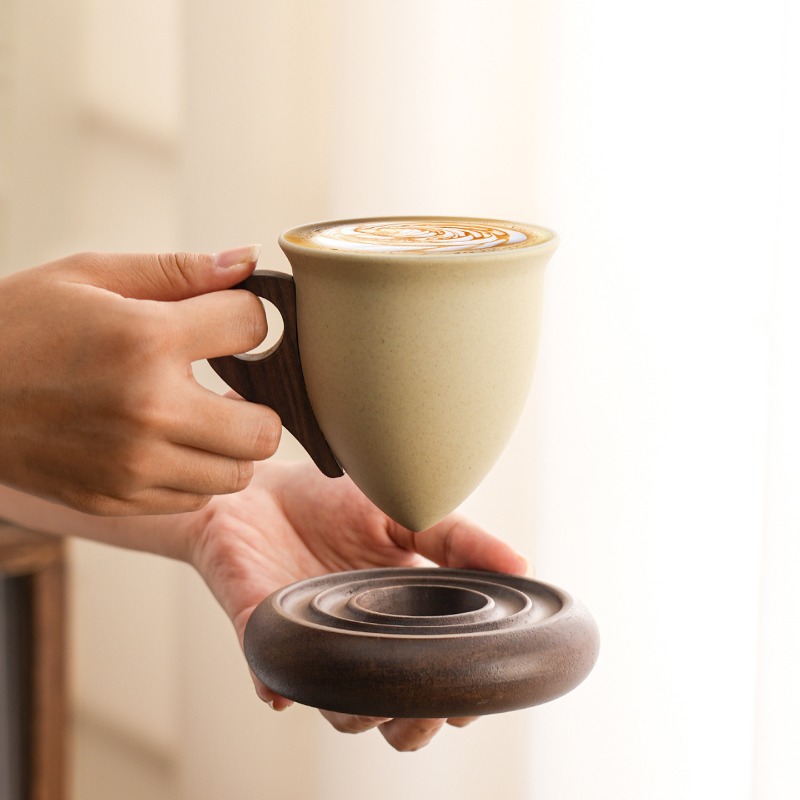 كوب قهوة إبداعي من السيراميك ا - مراجعة Coffee Tea Gardens وسعره