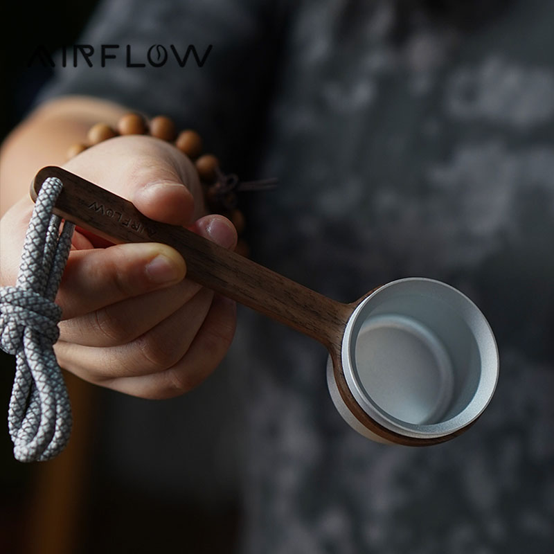AIRFLOW ملعقة قهوة خشبية طويلة - مراجعة Coffee Tea Sugar وسعره