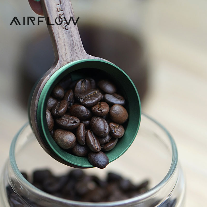 AIRFLOW ملعقة قهوة خشبية طويلة - مراجعة Coffee Tea Sugar وسعره