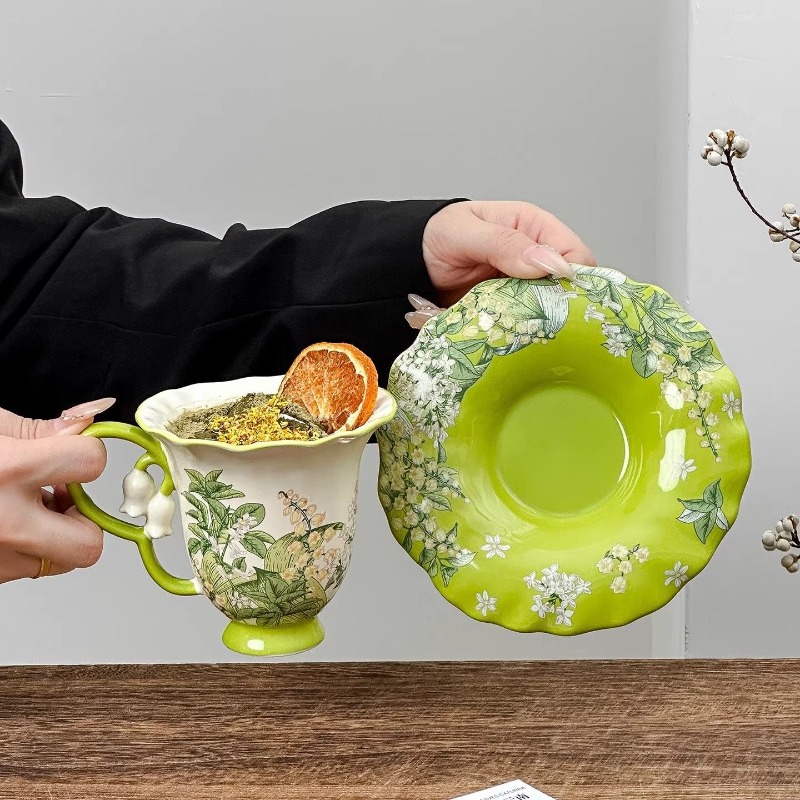 طقم شاي بعد الظهر بتصميم زهرة  - مراجعة Coffee Tea And Sugar Set وسعره