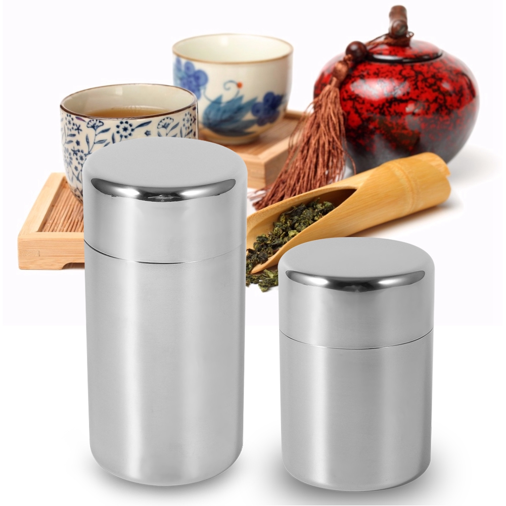 علبة أوراق الشاي من الفولاذ ال - مراجعة Coffee Tea Sugar وسعره