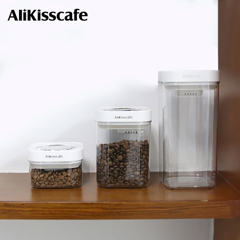 AliKisscafe حاوية تخزين حبوب ا - مراجعة Coffee Tea And Bean وسعره