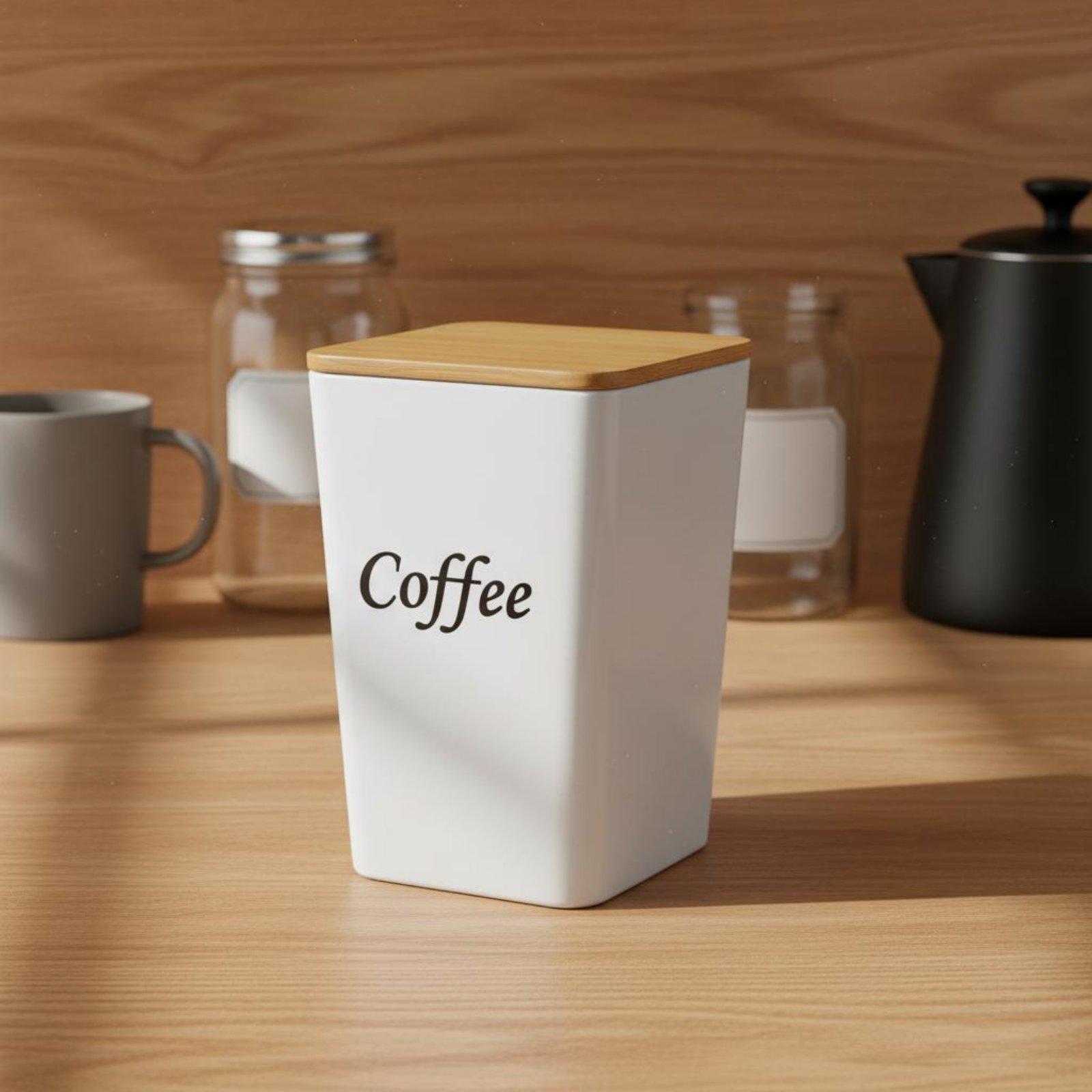 مجموعة علب معدنية بغطاء من الخ - مراجعة Coffee Tea Sugar Canisters وسعره