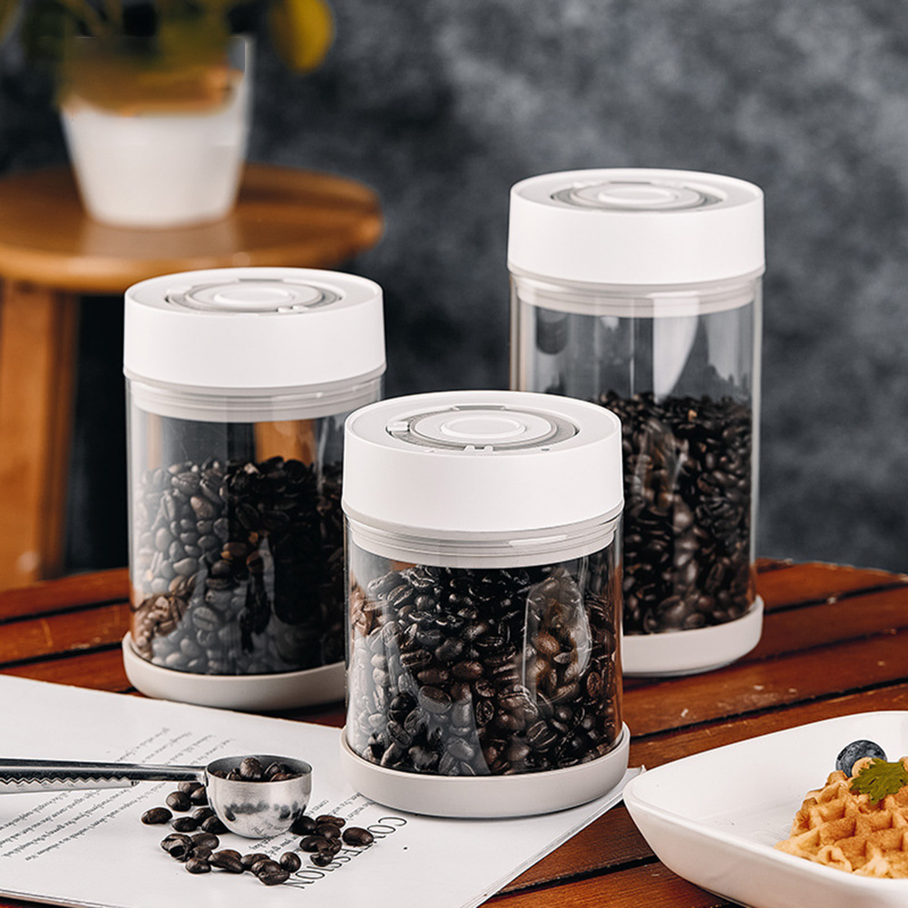 وعاء زجاجي مقاوم للرطوبة لحفظ  - مراجعة Coffee Tea And Bean وسعره