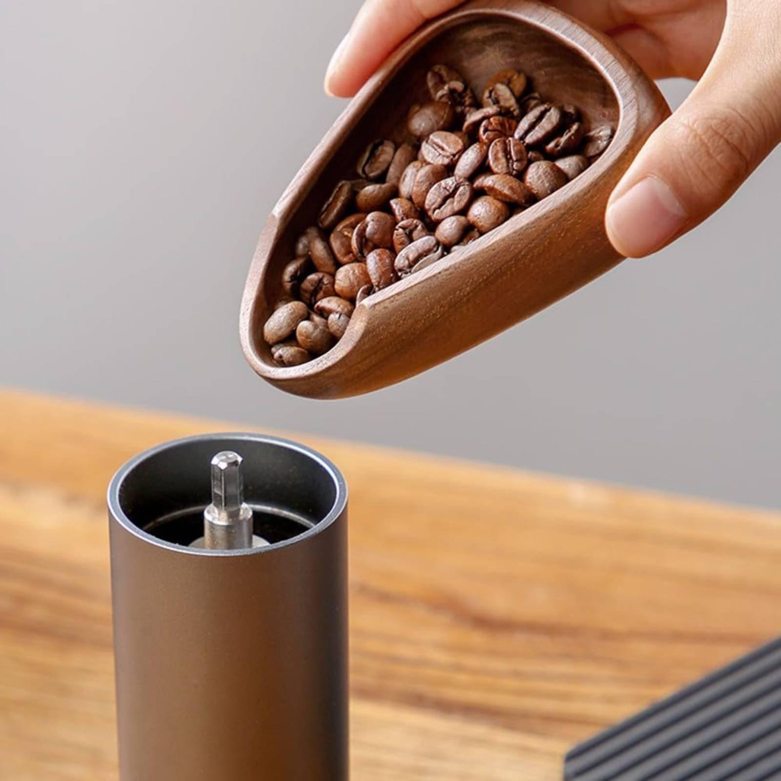صينية قياس قهوة مصنوعة من الخش - مراجعة Coffee Tea Bean Leaf وسعره