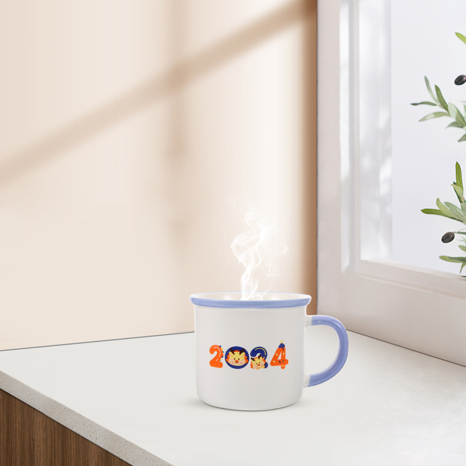 كوب قهوة سيراميك بتصميم التنين - مراجعة Coffee Tea Festival وسعره