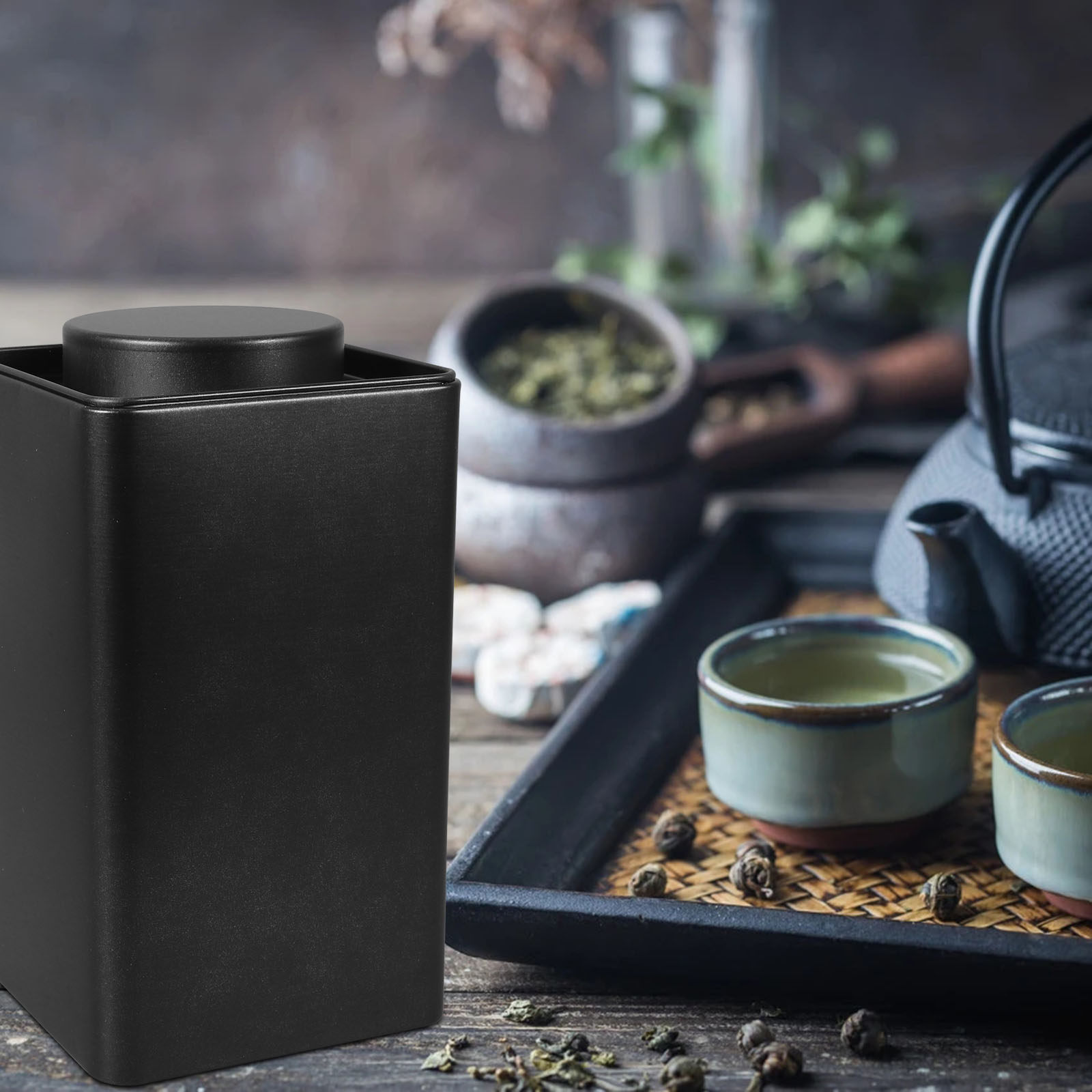 طقم علب شاي معدنية أنيقة عتيقة - مراجعة Coffee Tea Canister Set وسعره