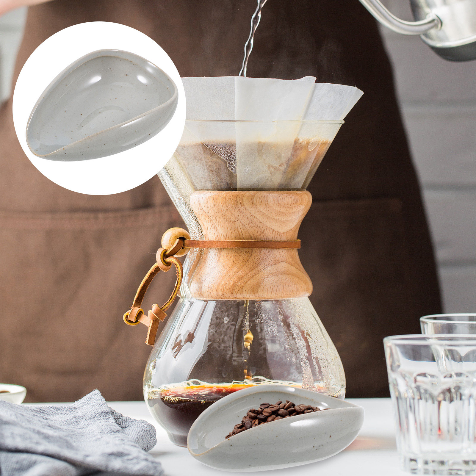 صينية سيراميك لحبوب القهوة، كو - مراجعة Coffee Tea And Bean وسعره