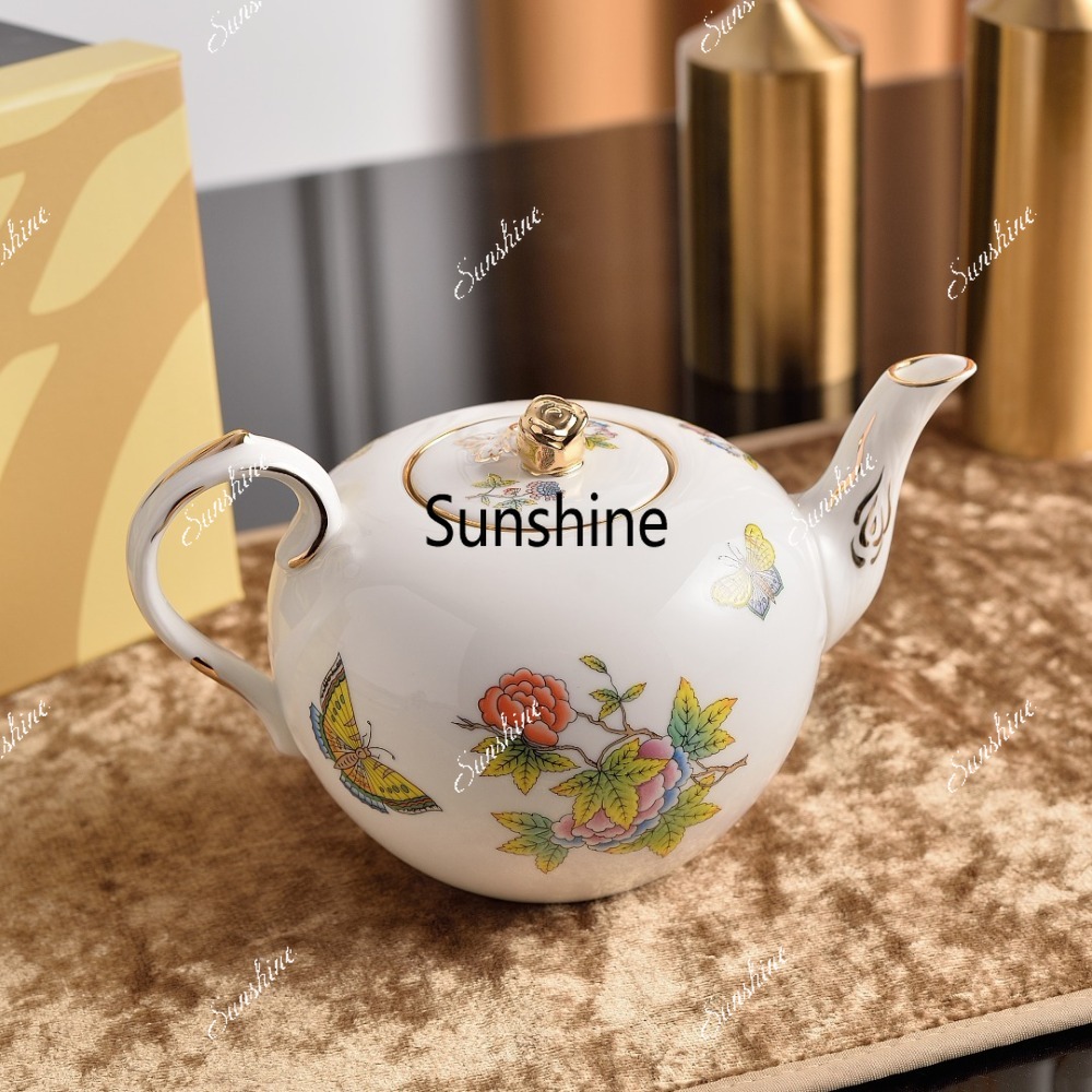 طقم شاي هنغاري مزخرف بالزهور ل - مراجعة Coffee Tea Gardens وسعره