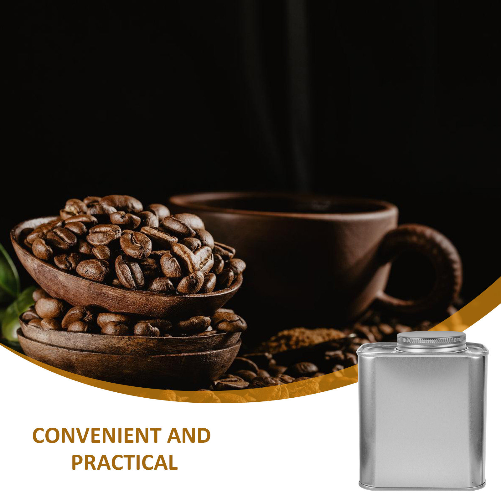 مجموعة من 4 علب معدنية محكمة ا - مراجعة Coffee Tea Canister Set وسعره