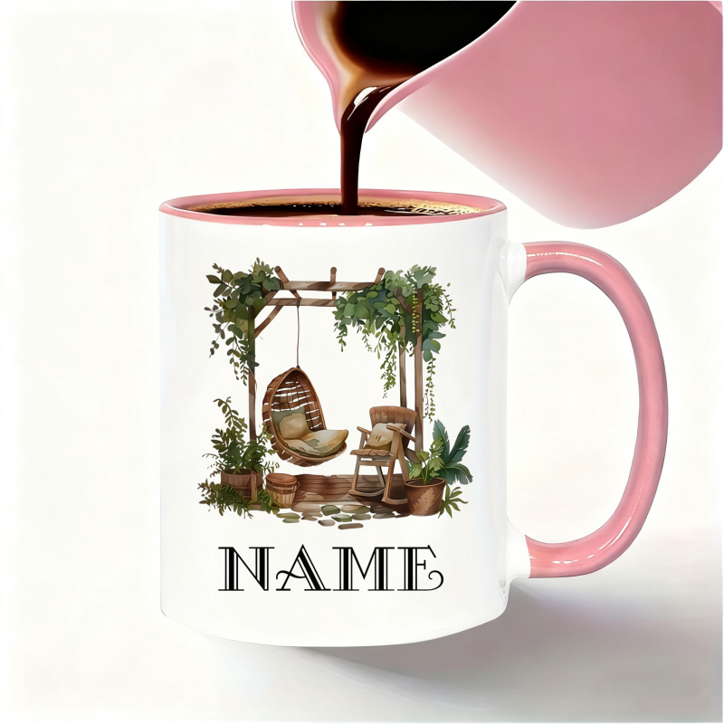 كوب معلق مخصص للحدائق والشرفات - مراجعة Coffee Tea Gardens وسعره