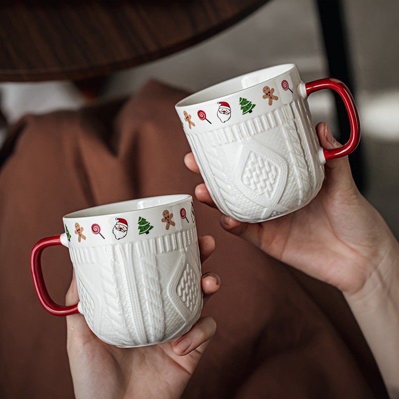 كوب سيراميك لسترة عيد الميلاد  - مراجعة Coffee Tea Festival وسعره