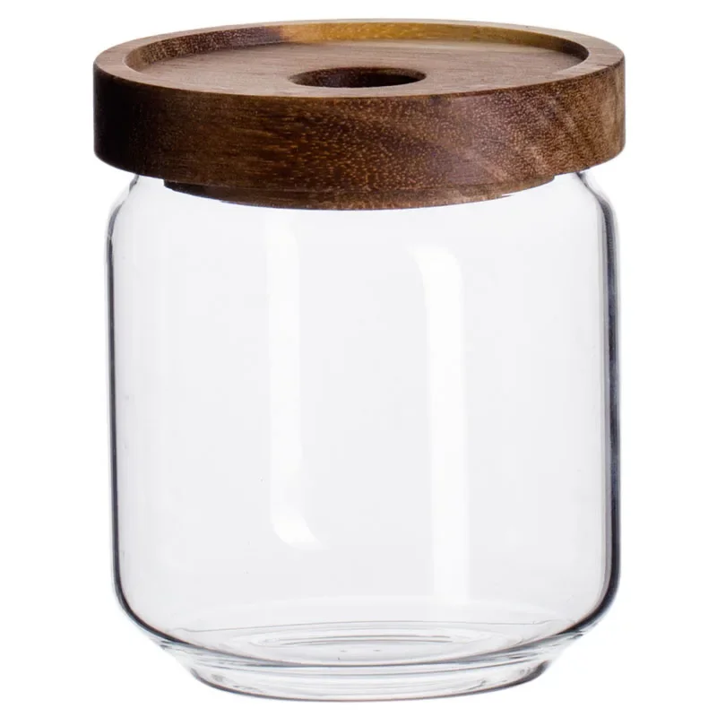 أوعية تخزين خشبية زجاجية محكمة - مراجعة Coffee Tea And Bean وسعره