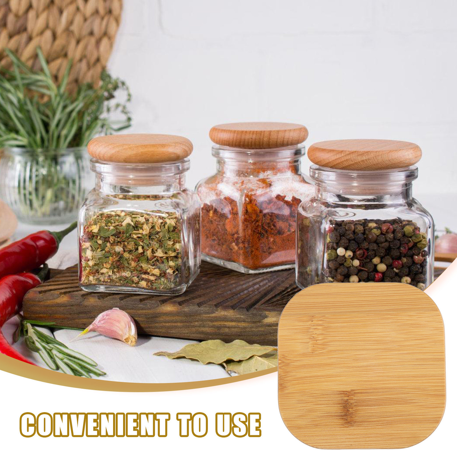 4 قطع من أوعية الزجاج بأغطية م - مراجعة Coffee Tea Bean Leaf وسعره