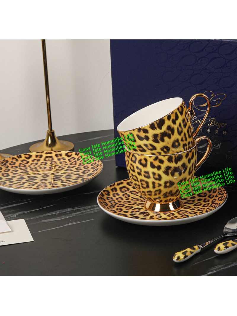 طقم فناجين قهوة وصحون من الفهد - مراجعة Coffee Tea Festival وسعره