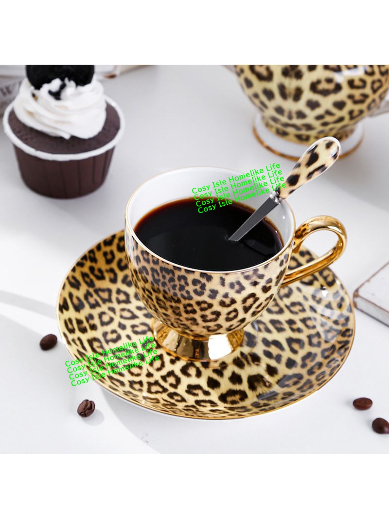طقم فناجين قهوة وصحون من الفهد - مراجعة Coffee Tea Festival وسعره