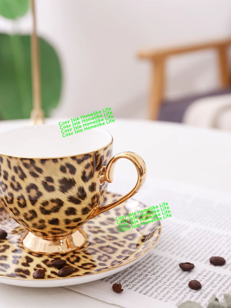طقم فناجين قهوة وصحون من الفهد - مراجعة Coffee Tea Festival وسعره