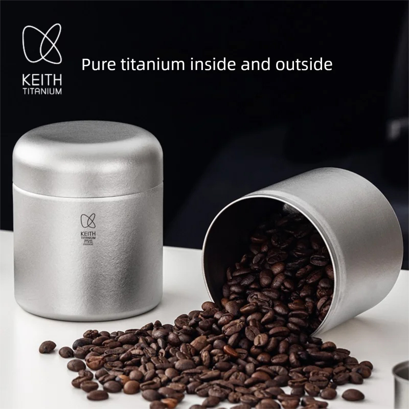 حاوية قهوة من التيتانيوم النقي - مراجعة Coffee Tea Canister Set وسعره