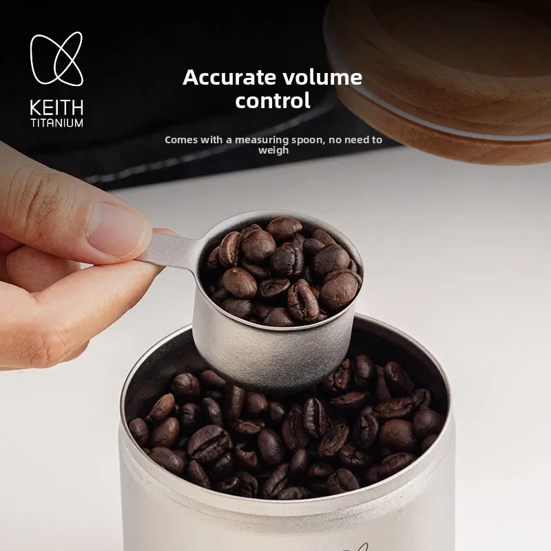 حاوية قهوة من التيتانيوم النقي - مراجعة Coffee Tea Canister Set وسعره